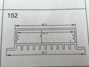 West Tower Series of Aluminum Can Be Customized Heat Sink