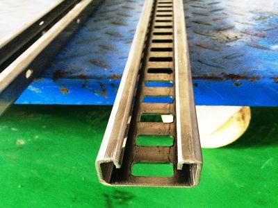 Perforated Trough Sheet Stainless Steel Cable Tray cable pallet Roll Forming Machine