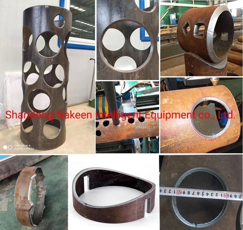 Five Axis CNC Metal Pipe Plasma Oxygas Cutting Machine