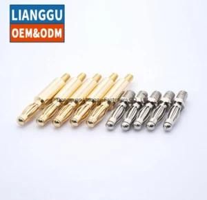 Customized Banana Plug Pin Terminal Brass Female Magnetic Stainless Spring Loaded Pogo Pin