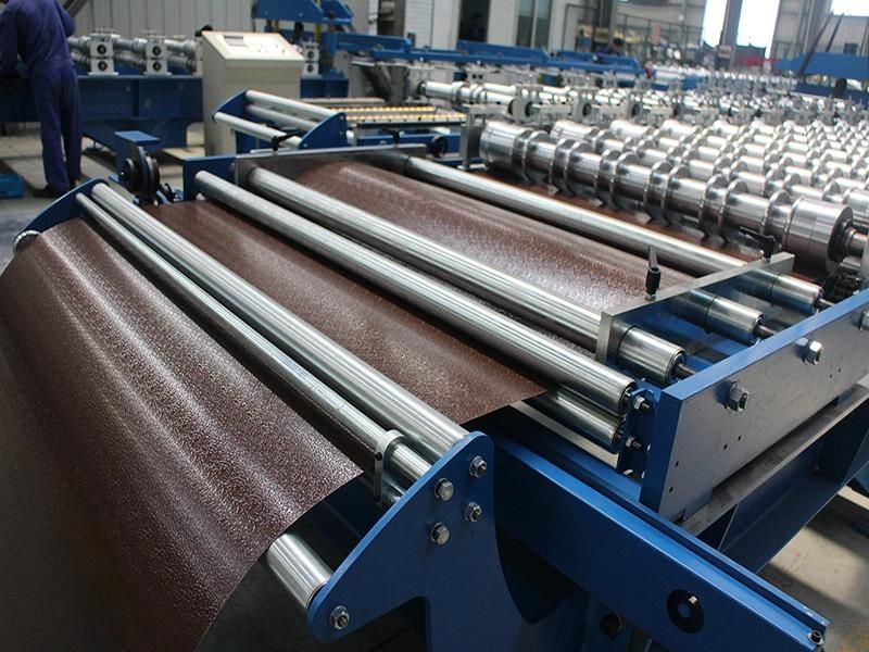 High Speed Color Steel Galvanized Glazed Roof Tile Corrugated Tile IBR Roll Forming Machine