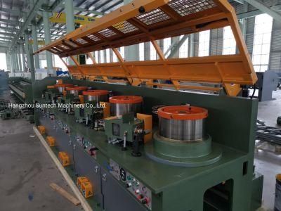 China Straight Line Slm Type High Speed Carbon Steel Cable Wire Drawing Machine