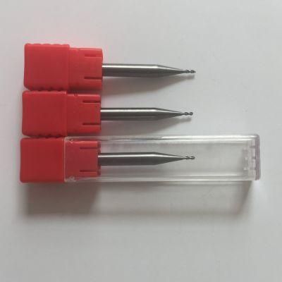 Precision Uncoated 2 Flutes Carbide Micro CNC Machine Tool