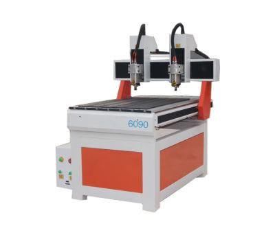 Jinan Desktop CNC Router with Rotary for Processing Metal