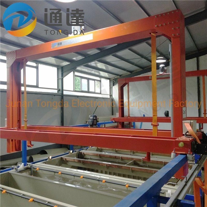 Semi-Auto Nickel Zinc Copper Electroplating Machine Hang Plating Production Equipment