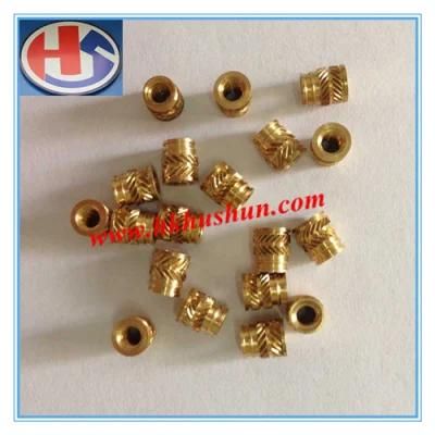 Brass Turning Spare Part, Metal Processing Copper Nut (HS-TP-0010)
