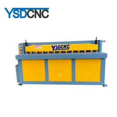 Electric Mechanical Sheet Metal Shearing Cutter Machine/ Motor Driven Plate Guillotine Shear Cutting Machine