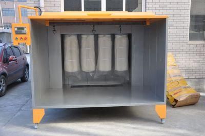 Powder Coating Booth with Spray Gun