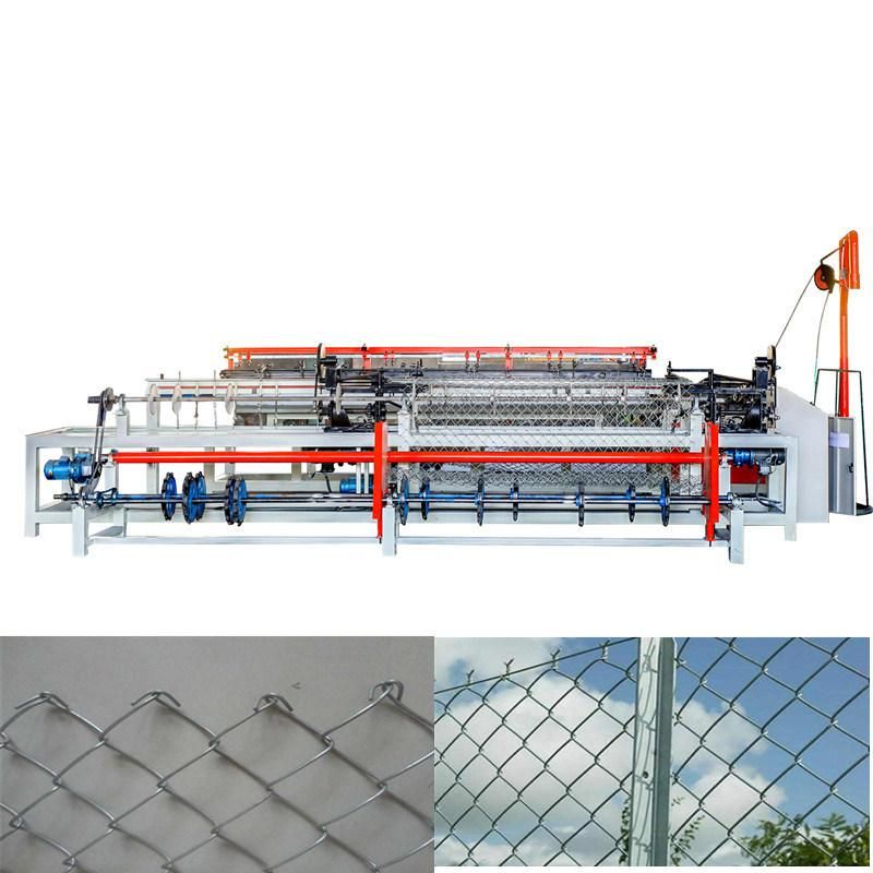 Double Wire &Single Wire Fully Automatic Diamond Mesh Chain Link Fence Making Machine Factory