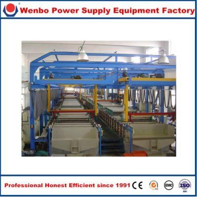 Manual or Automatic Electroplating Production Line Equipment for Manufacturing Plant