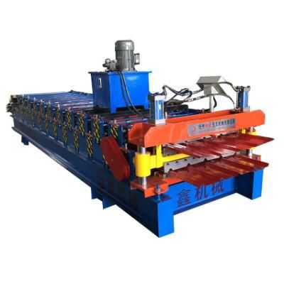 Save Space Double Layer Industrial Roofing Roll Forming Machine