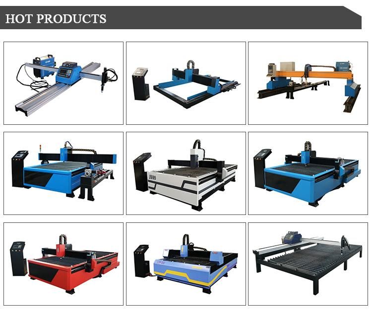 Metal Plate and Pipe CNC Plasma Cutting Machine for Sale with Good Quality