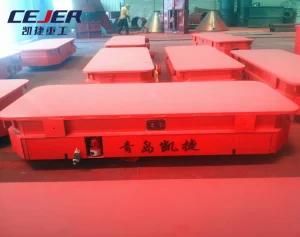 Low Voltage Rail Electric Powdered Transfer Cart for transportation