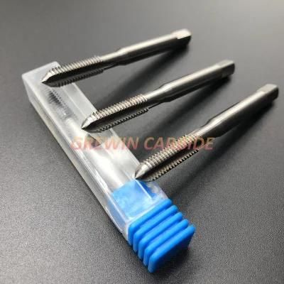 Gw Carbide - Tungsten Carbide Solid Tap with Straight Flute for Steel with High Resistance and Good Quality