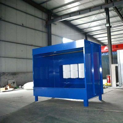 Small Electrostatic Powder Coating Spray Booth Price with Big Discount