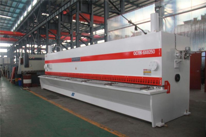 Hydraulic Plate Cutting Machine with Pneumatic Rear Supporting Device