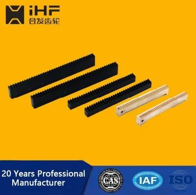 Ihf Customized Straight Rack with Mounting Holes M1 M1.2 M3 Spur Gear for Sliding