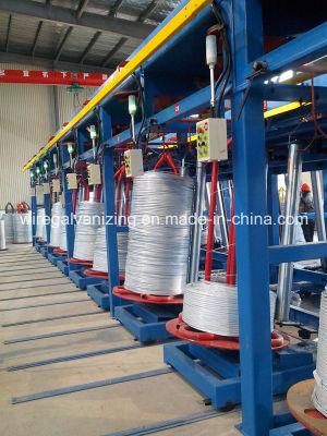 Galfan Galvanized Steel Wire Make Machine