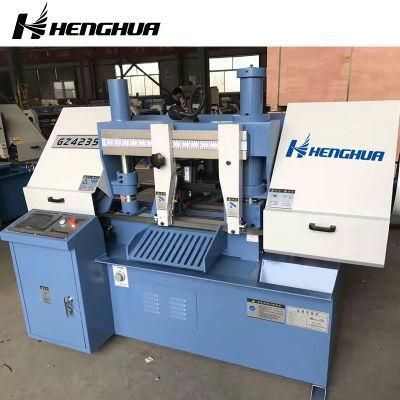 Metal Bandsaw Machine for Cutting Rectangular Tube with Trolley