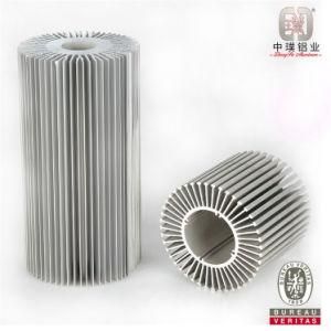 Extruded Silver Aluminum Heat Sink for LED Lights (ZP-HSC2003)