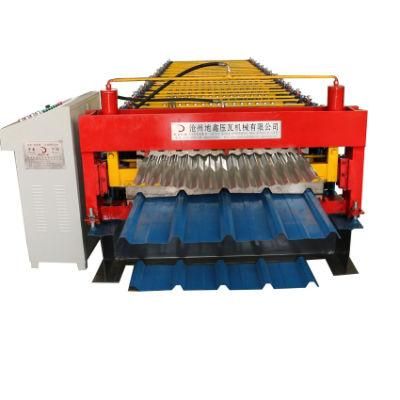 Africa Roof Panel Double Layer Roll Forming Machine