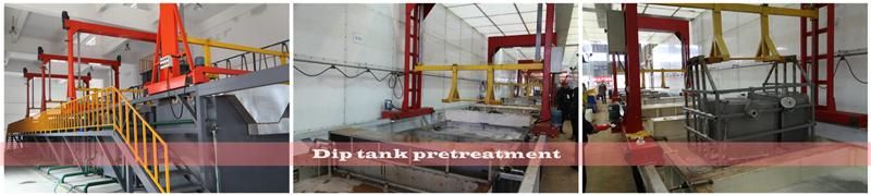Powder Coating Line with Metal Surface Pretreatment Dipping Tank