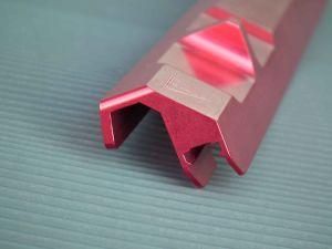 CNC Machined Parts with Red Anadizing