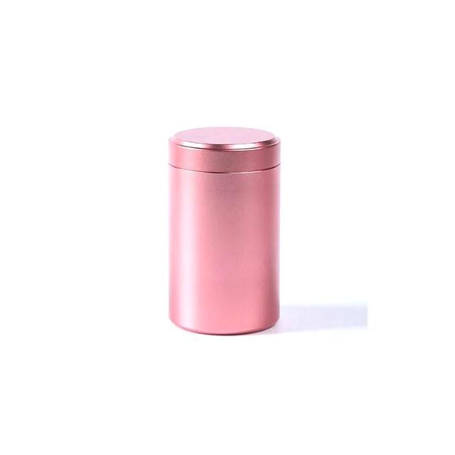 CNC Machined Aluminum Canister and Lid Aluminum Case for Coffee and Tea