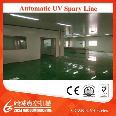 Automatic Color UV Spray Coating Line for Plastics Vacuum Coating Plant, PVD Coating Machine