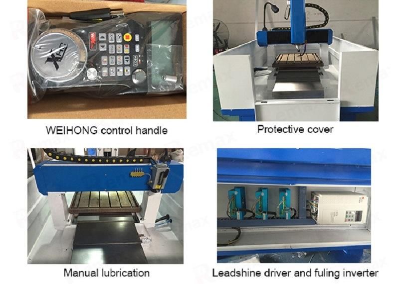 600*600mm 3D CNC Milling Router Machine for Metal Working