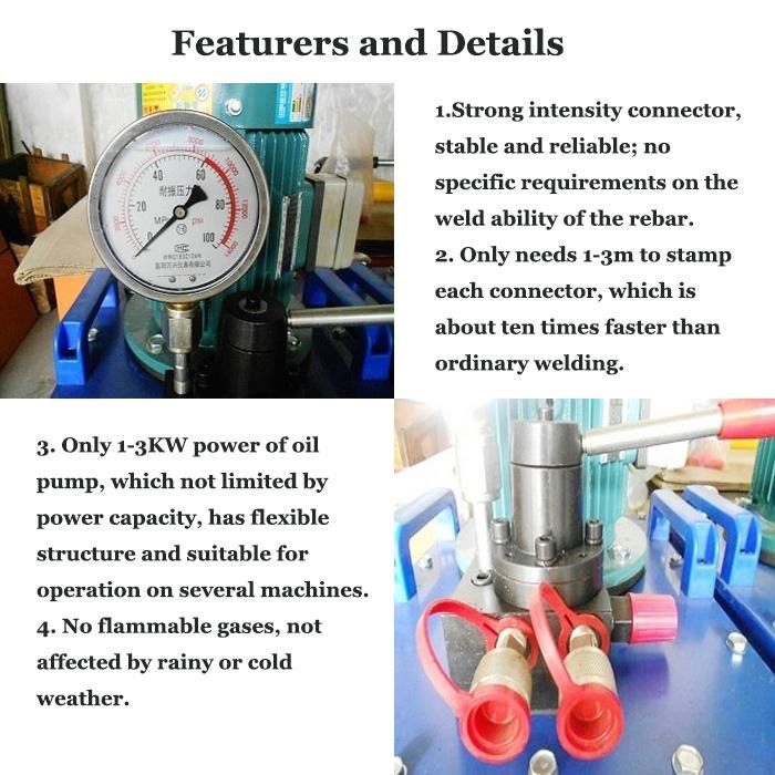 Hydraulic Rebar Cold Extrusion Press Welding Machine