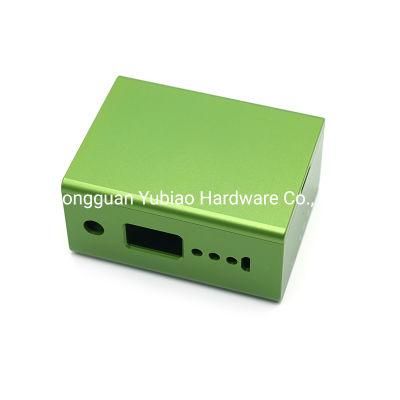 CNC Milling Green 1590g 1590b Box for E-Cigarettes Aluminum Box Enclosure