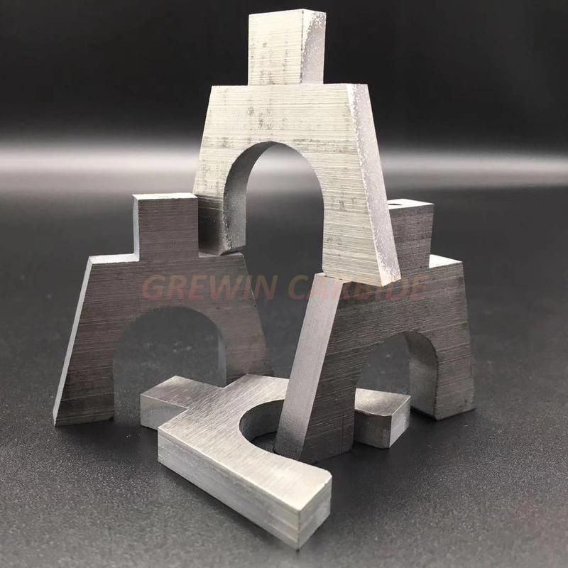 Gw Carbide - Preform Carbide Strip with Holes and Radius