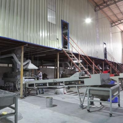 Steel Fence Powder Spraying Line with High Rate Powder Recovery