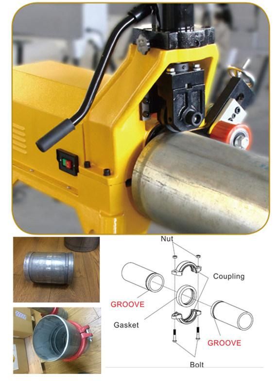 Hydraulic Pipe Roll Grooving Machine for 1