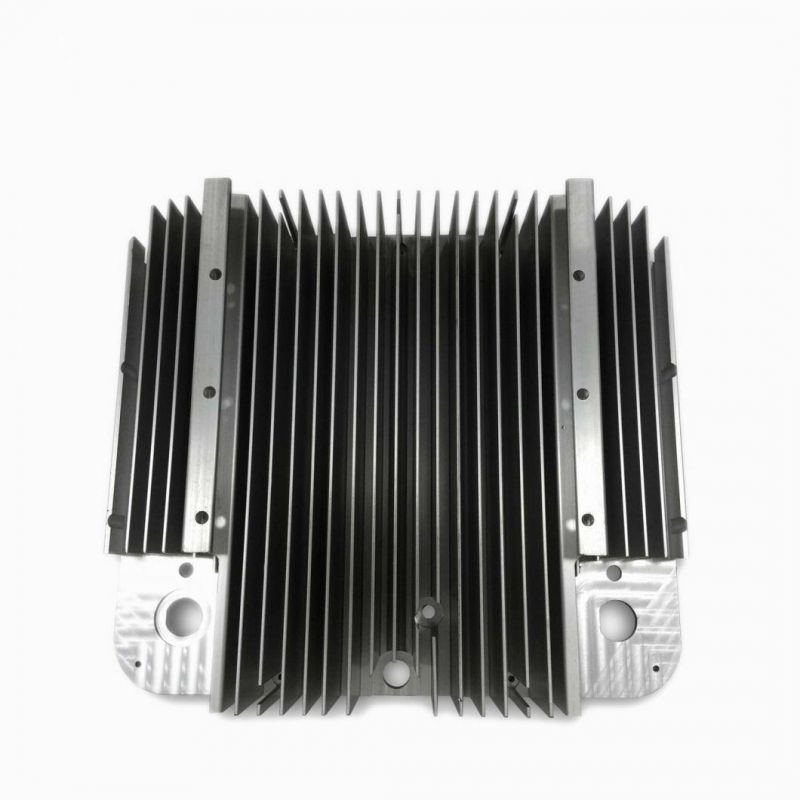 LED Street Lamp/Light Body Housing Aluminum Alloy Heat Sinks with CNC Machining Thread Drilling