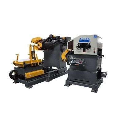 Ruihui Machinery 3 in 1 Coil Steel Sheet Decoiler Straightener Feeding Machine