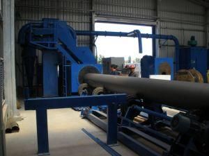 API Anticorrosion Coating Production Line Shot Blasting Extruder Epoxy Powder 3PE 3lpe Steel Pipe