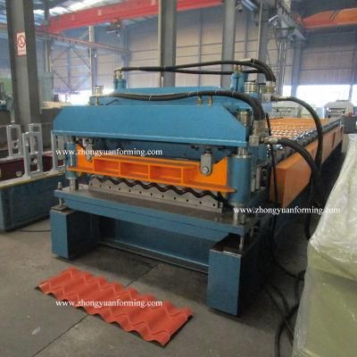 China Manufactures Aluminum Metal Roofing Sheet Hydraulic Tile Roll Forming Press Machine Factory Price with ISO9001/Ce/SGS/Soncap