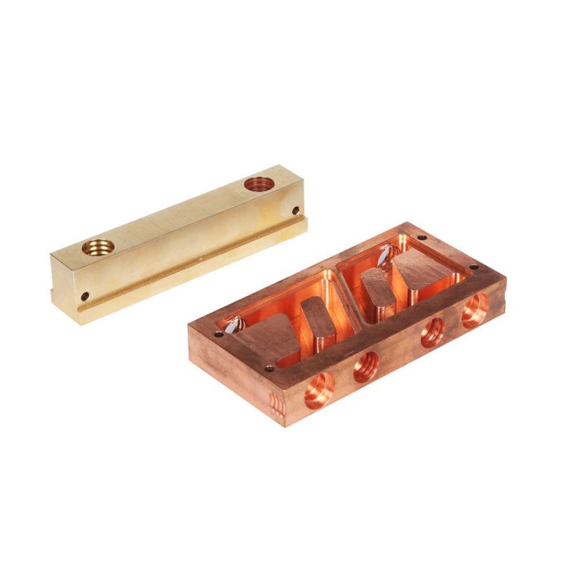 Precision CNC Machining Copper Parts for Heat Transfer