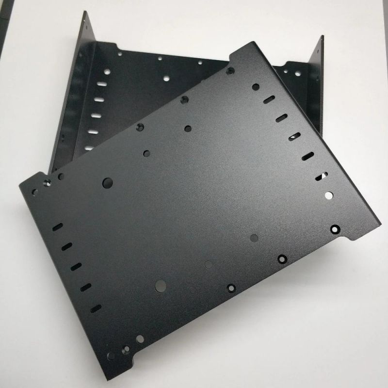 OEM High Quality Precision Customized Black Steel Sheet Metal Products