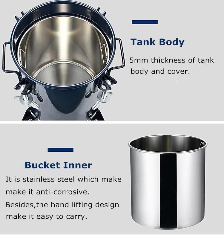 High Pressure Pot with Manual Mixing Agitator Pneumatic Tank for Spraying Paint