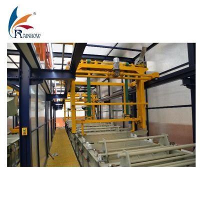Factory Provide Zinc Plating Production Line Rack Barrel Type Electroplating Equipment