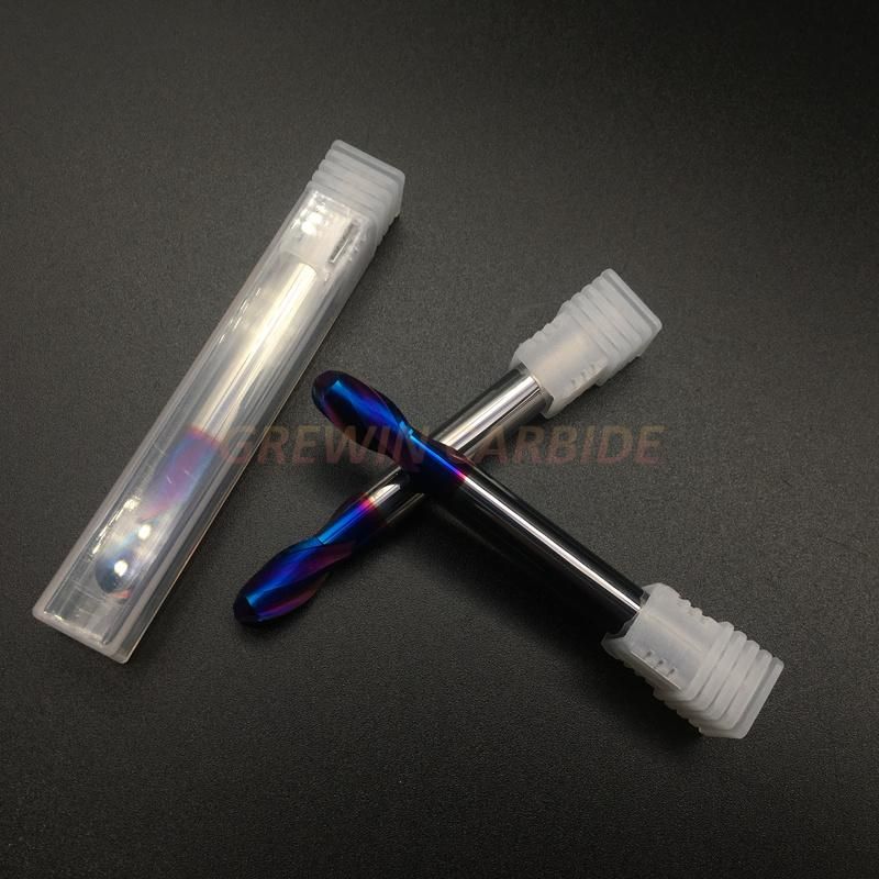 Grewin-Customization 4 Flutes Ball Nose End Mill for Router Bits