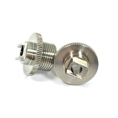 High Precision OEM Titanium Alloy High Precision Turning pH Nut Spare Parts