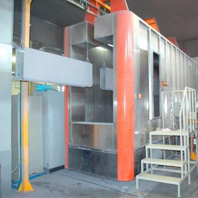Auto Electrostatic Manual Powder Coating Spray Booth with ISO/Ce