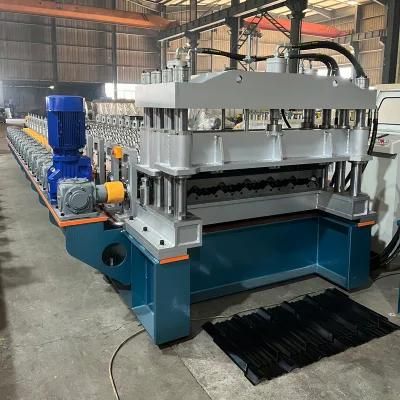 Factory Price Customized PLC Control Colored Cold Roof Tile Making Machine Step Tile Roofing Sheet Roll Forming Machine Manufacturers