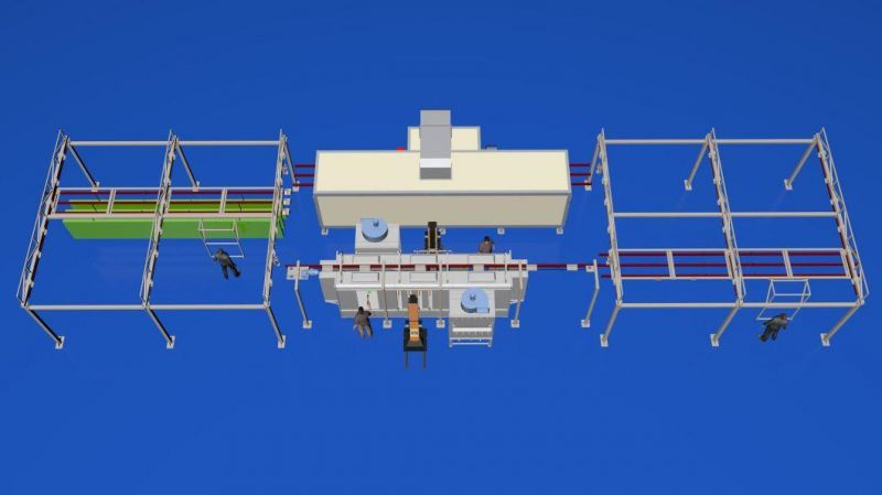 Aluminum Profile Commercial Powder Coating Machine