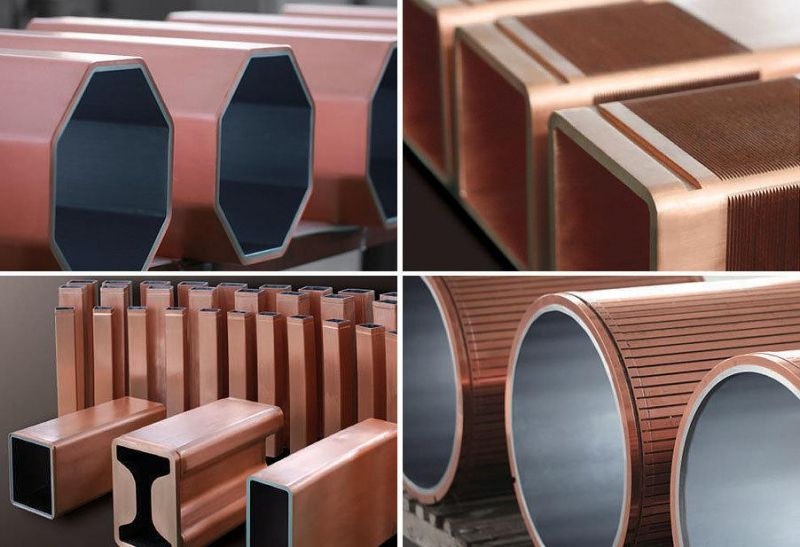 Copper Mould Tube for Continuous Casting Machine/ Mold Crystallizer for CCM in Steel Industries/Tubular Molds
