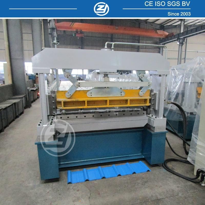 Hydraulic Cutting Color Steel Roofing Panel Roll Forming Machine